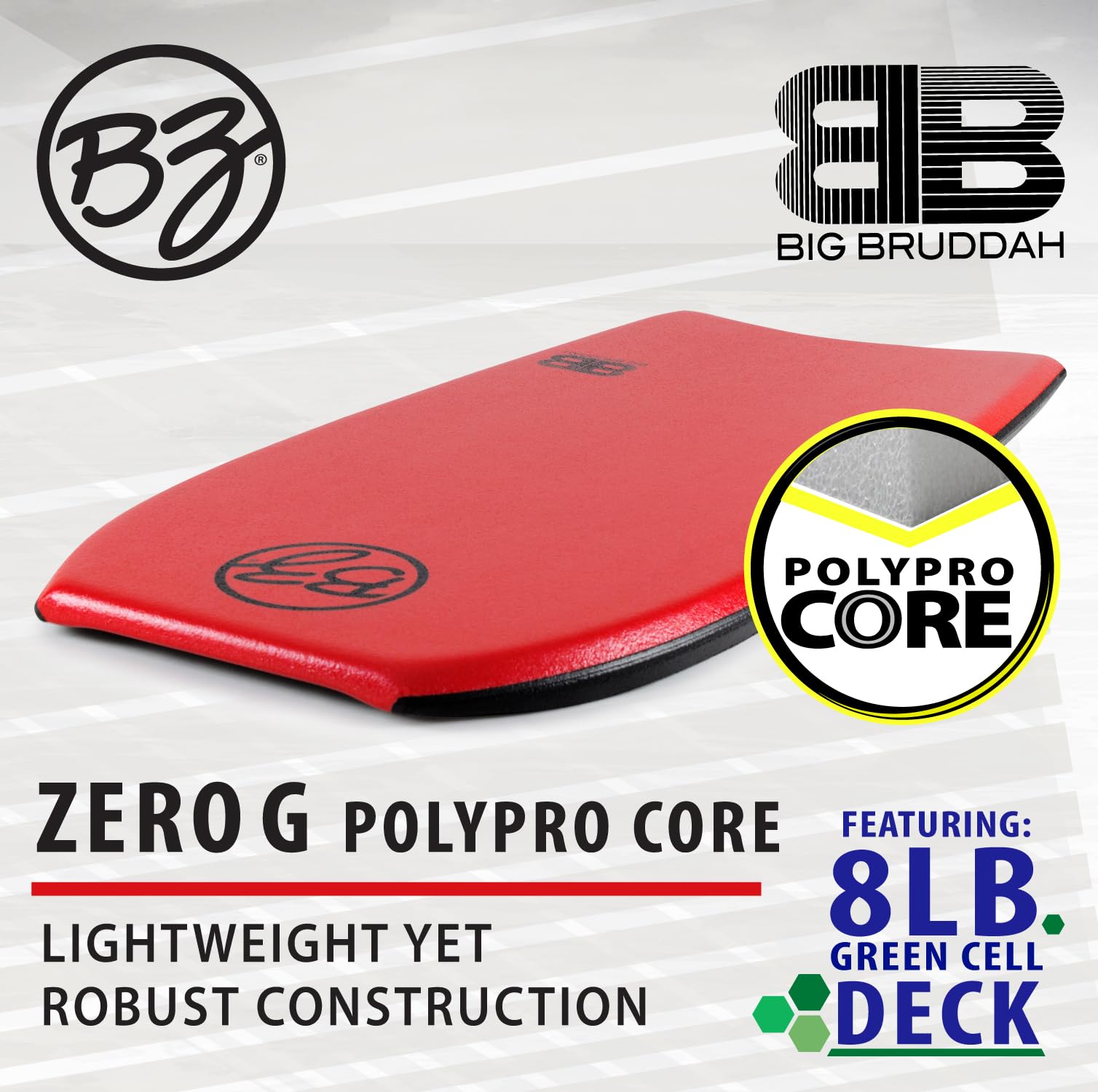 bz ボディーボード Amazon | BZ Bodyboards - 45インチ Big Bruddah Bodyboard - Zero G